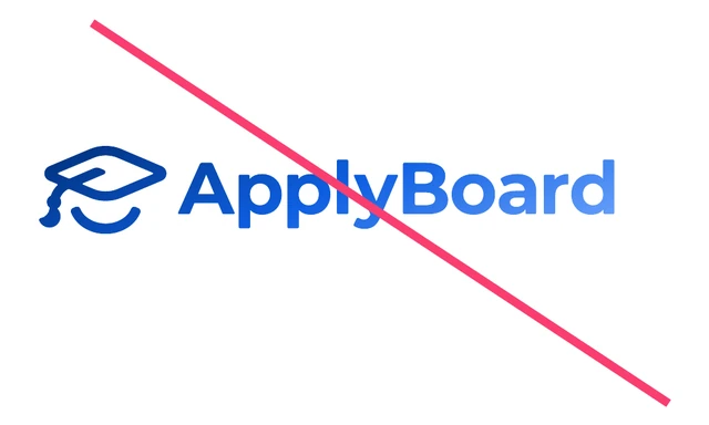 Incorrect: the ApplyBoard logo with a gradient